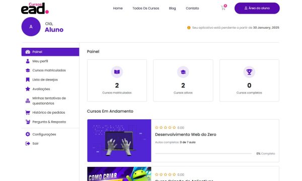 Template Plataforma EAD – Educação Online Personalizável - Image 4