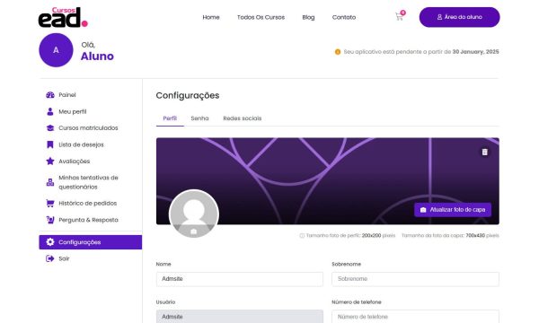 Template Plataforma EAD – Educação Online Personalizável - Image 5
